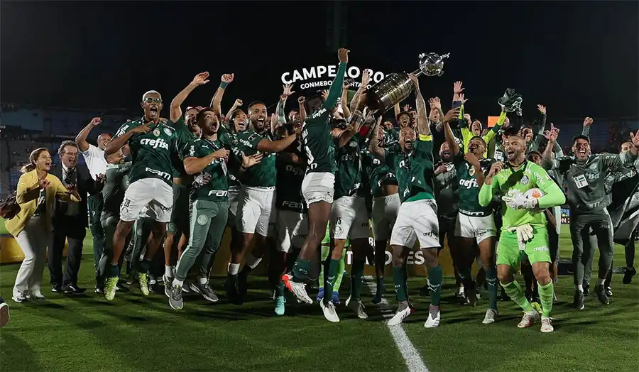 Palmeiras celebrating Libertadores wins - a South American powerhouse