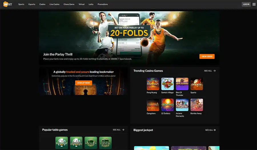 188Bet $1.70 demo bonus