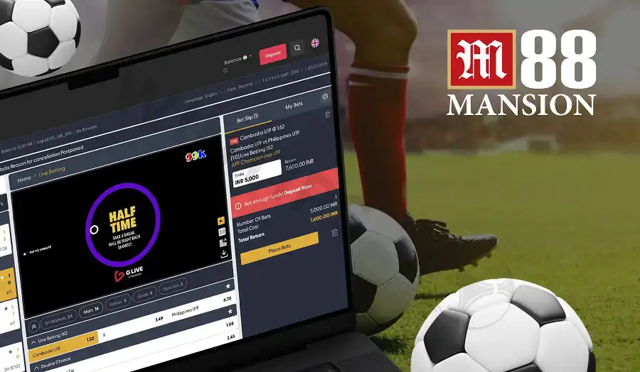 M88 is a reputable football bookmaker, convenient phone card deposit