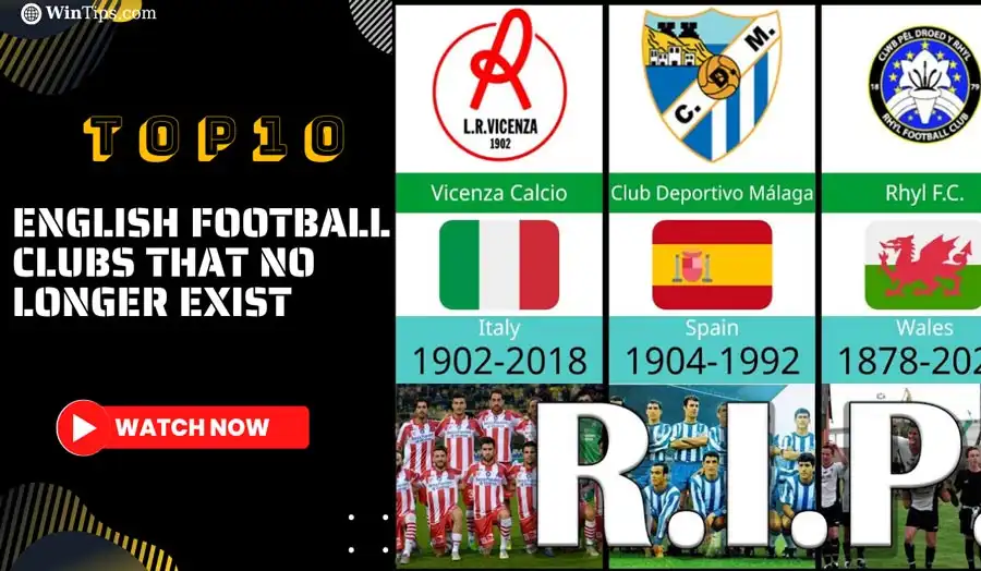 Top English football clubs that no longer exist