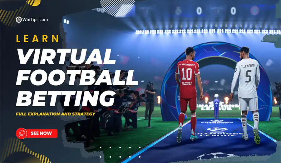 Virtual football betting is betting on simulated football matches with random computer generated results
