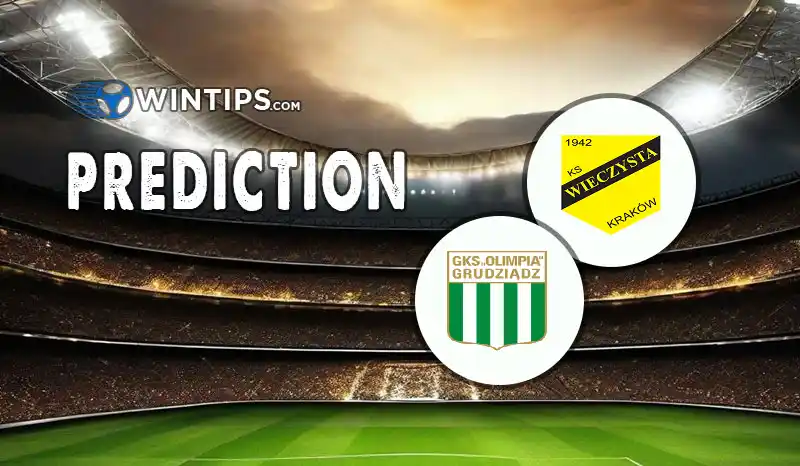 KS Wieczysta Krakow vs Olimpia Grudziadz Predictions