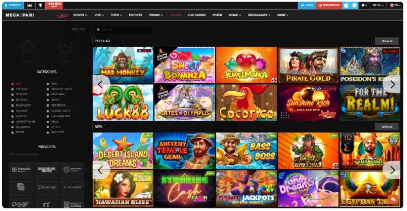 Megapari - Top betting site in India