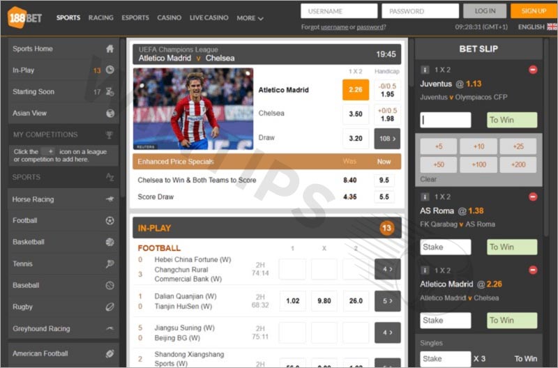 188Bet – Best betting sites in USA