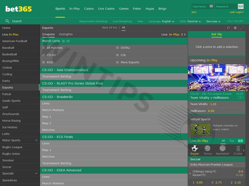 Bet365 – Betting sites Norway