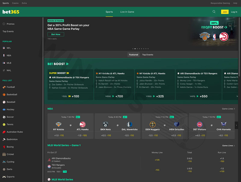 Bet365 – Betting sites USA