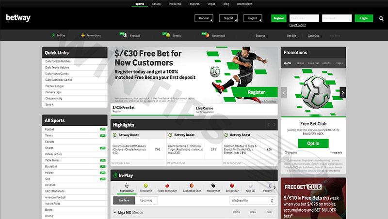 Betway – Betting sites in Nigeria