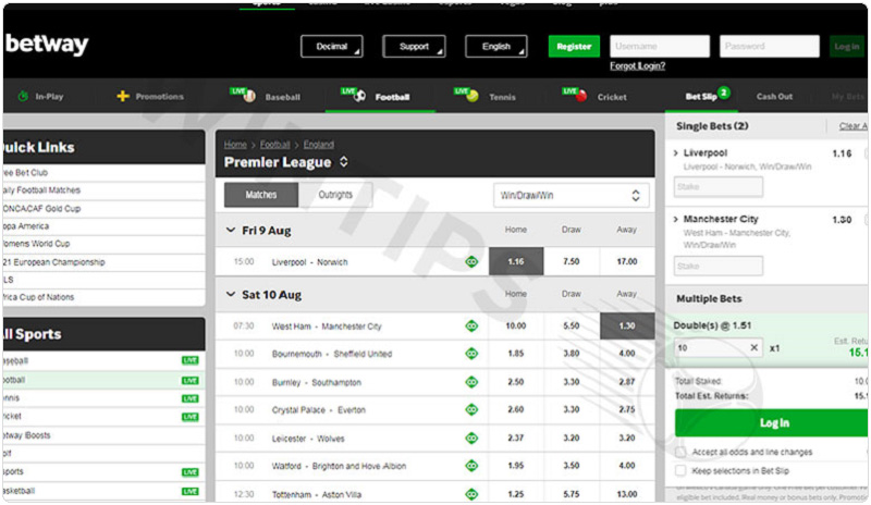 Betway – Massachusetts sports betting