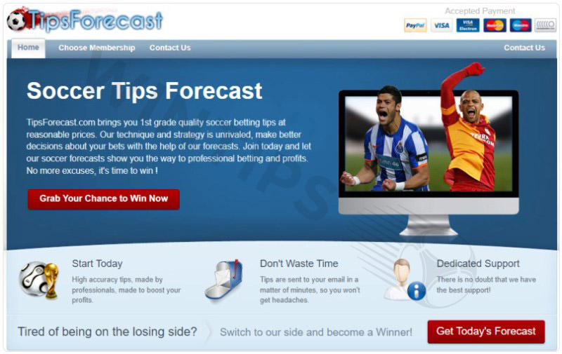 Tipsforecast.com – Football Tips website No. 1 today