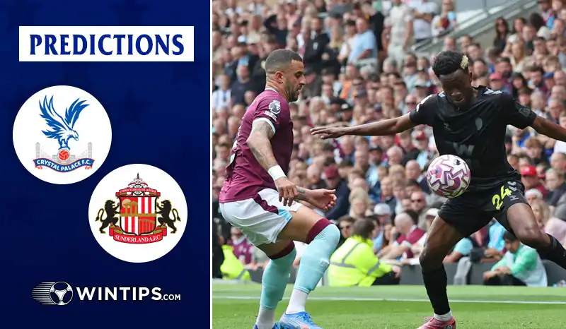Crystal Palace vs Sunderland A.F.C Predictions