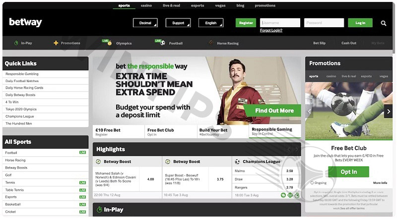 Betway - Reputable Philippines online bookmaker