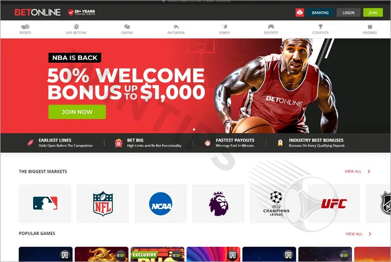 BetOnline – Costa Rica sportsbooks