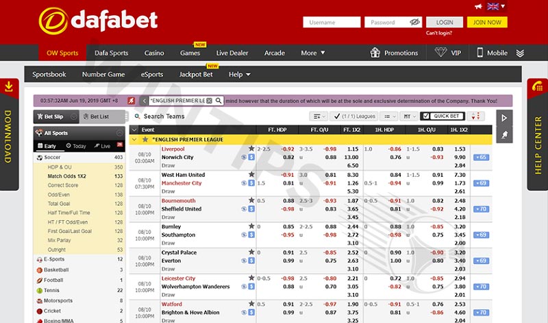 Dafabet – Betting sites in Belgium