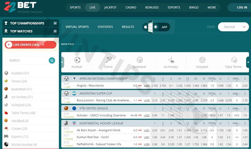 22Bet – Betting sites Denmark