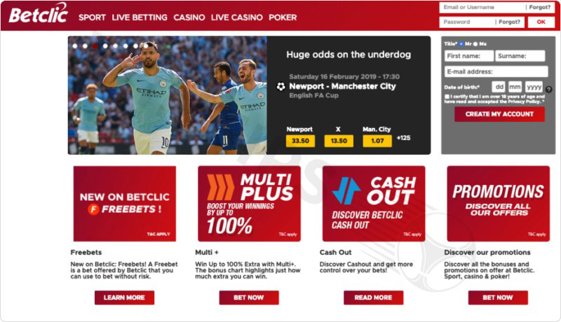 Betclic.pl – Reputable multinational bookmaker