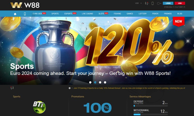 W88 – The most reputable Russian betting sites