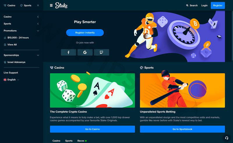 Stake – Reputable online betting platform