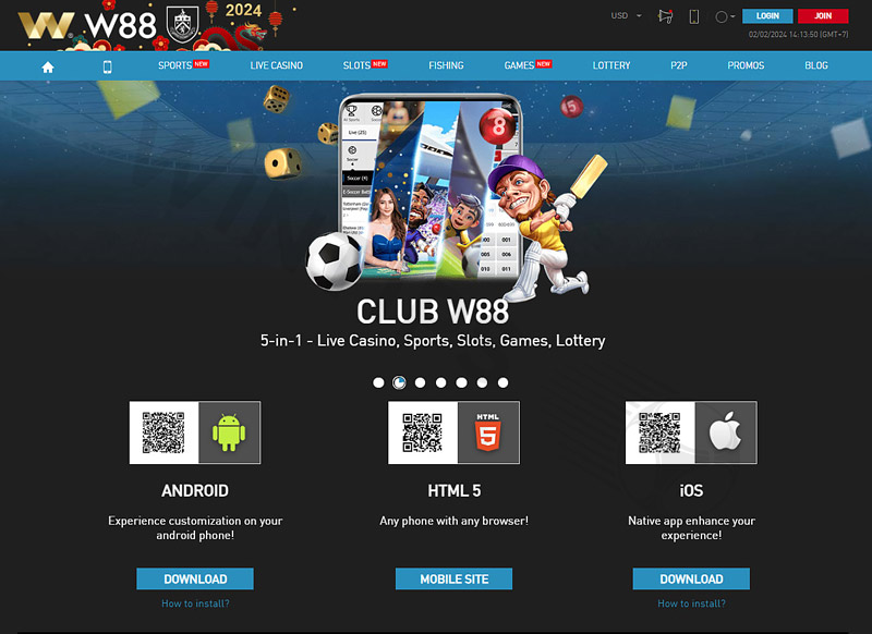 Easily experience betting anytime, anywhere with the W88 app