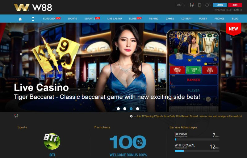 W88 – Singapore’s number 1 betting site today