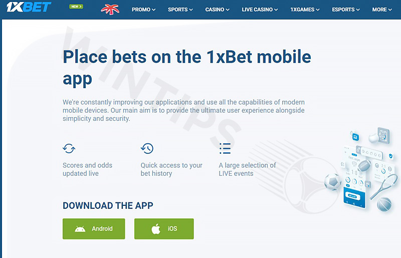 1xBet – The betting app that deserves to be at the top of the list