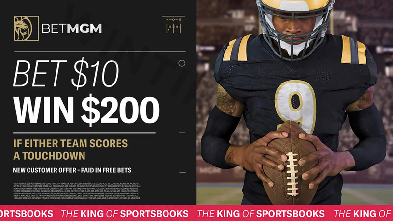 The top NFL futures bookmaker is BetMGM