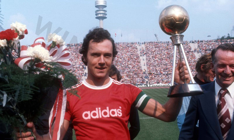 Franz Beckenbauer is a great legend of Bayern Munich