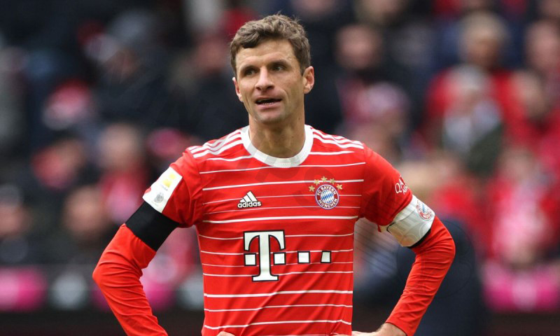 Thomas Müller is the leader through scoring achievements