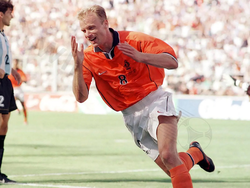 Bergkamp has 79 caps for the Netherlands national team