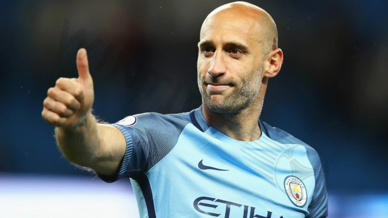 Right back Pablo Zabaleta