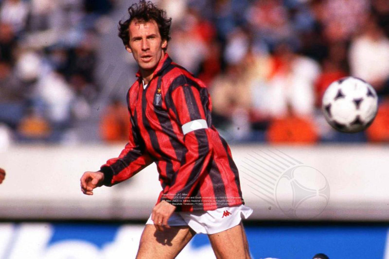 Best midfielder Franco Baresi