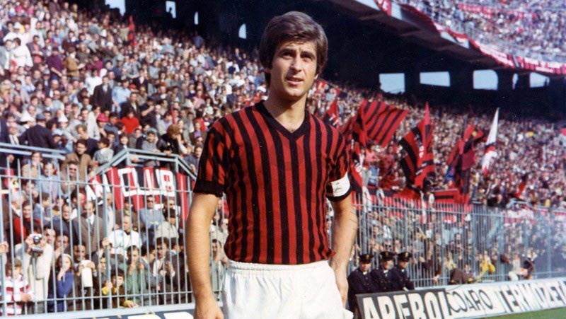 Former Italian football player Gianni Rivera