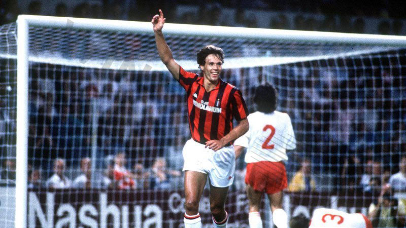 The greatest striker Marco van Basten