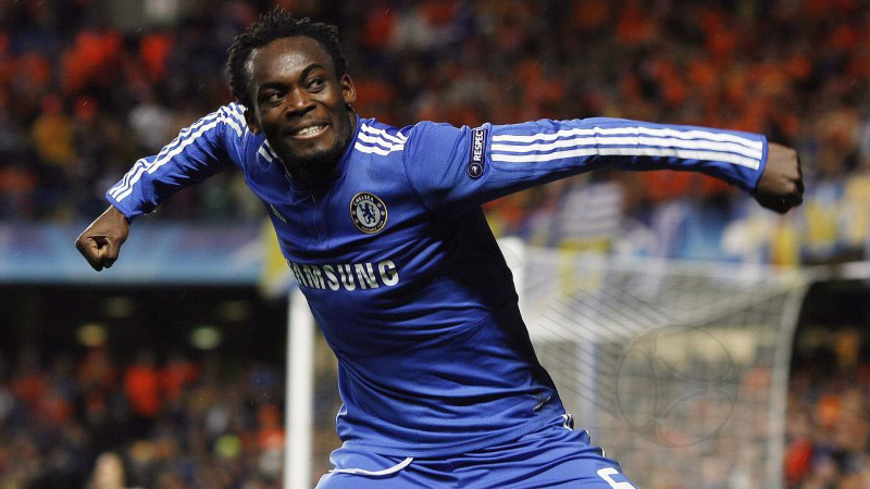 World leading midfielder Michael Essien