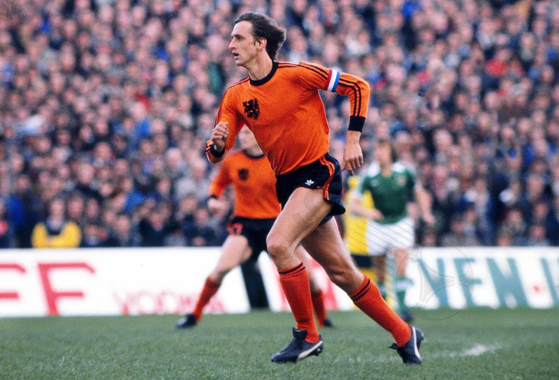 Cruyff was named the second greatest player of the 20th century