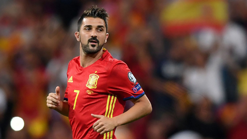 D. Villa is Spain’s top striker