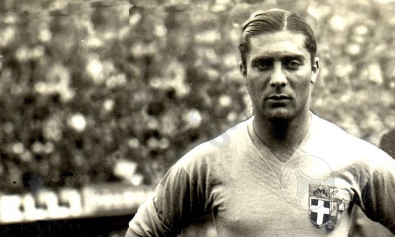 Giuseppe Meazza is the striker who scores the most goals