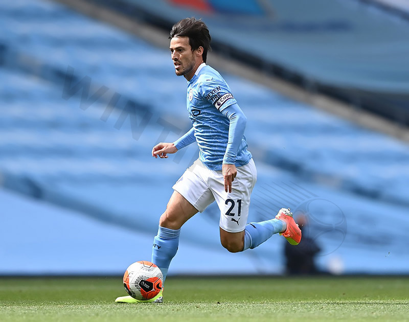 Star David Silva while playing for Man City