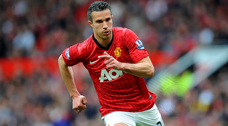 The famous striker of Dutch football named Robin Van Persie