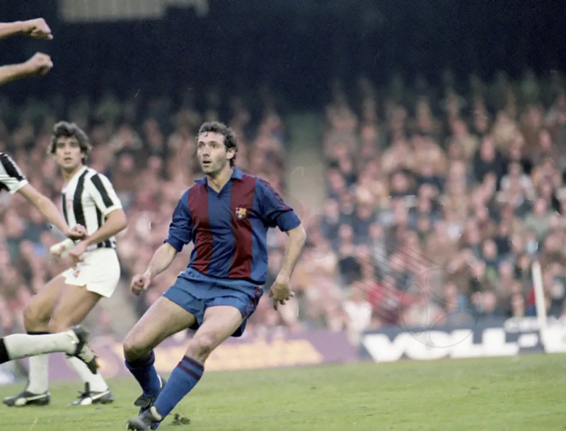 1987 was Quini last season with Barca