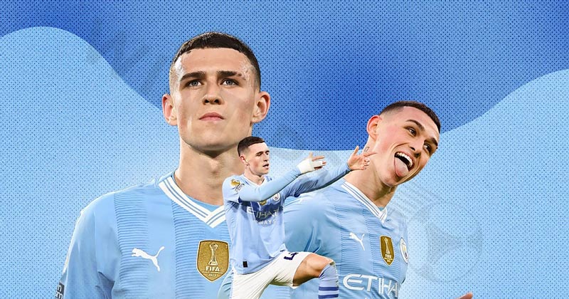 Foden is one of the rising stars in the The Citizens squad