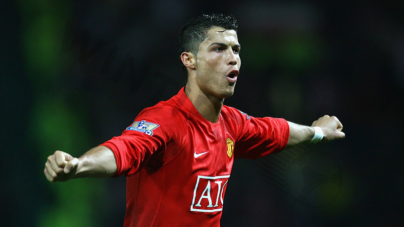 Ronaldo in a Man Utd shirt is a young player