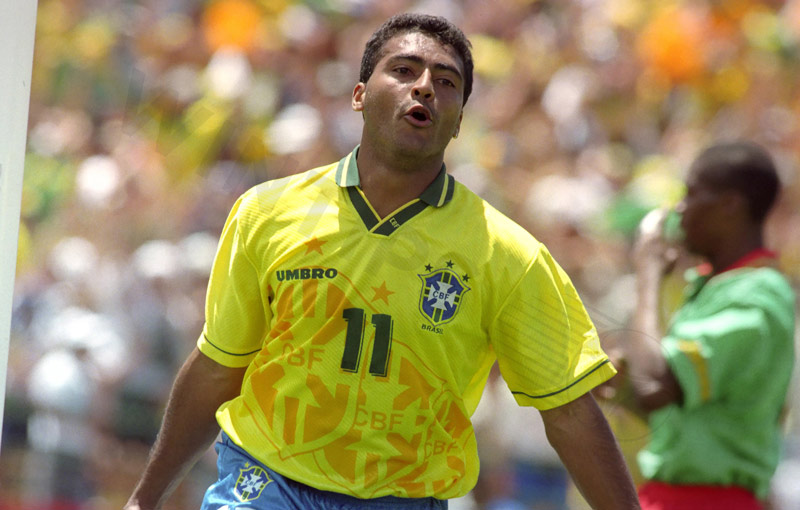 Romario also had relatively successful spells in the Brazilian national team