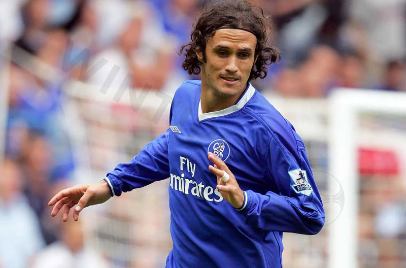 Portuguese midfielder Ricardo Carvalho for Chelsea