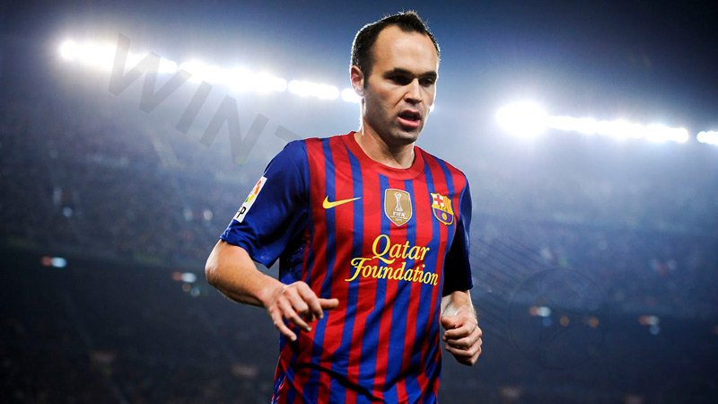 A. Iniesta is distinguished by his sharp tactical vision, ability to hold the ball, smart movement