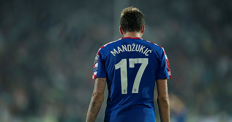 Croatia’s main striker Mario Mandzukic