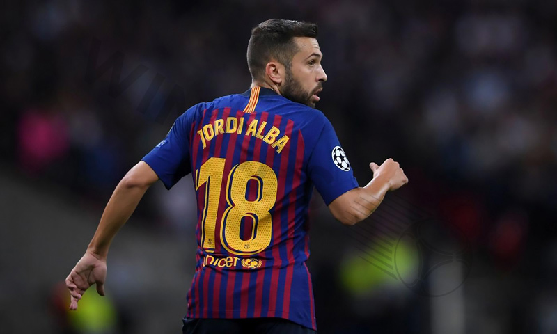 Former Barca full-back Jordi Alba