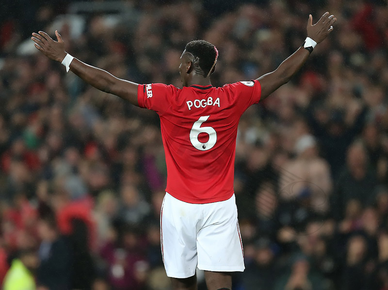 Joining Man Utd, Paul Pogba has raised the number 6 shirt