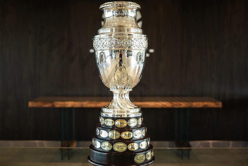 South América championship with the prestigious Copa Armerica trophy