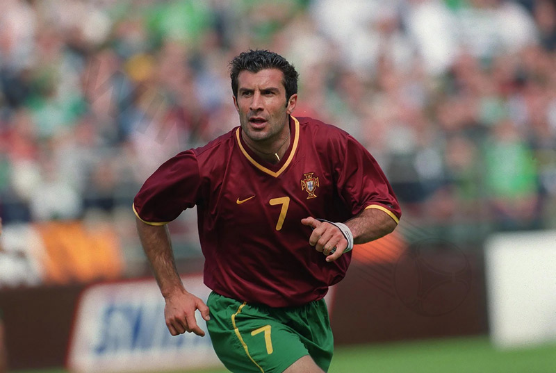 One of the legends of Portuguese football - Figo