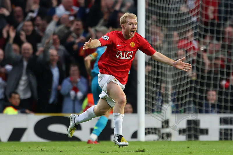 The “boss” of Man Utd’s midfield once – Paul Scholes